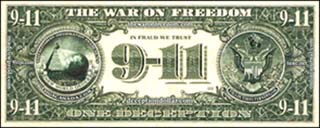 Bush $911 bill (back)